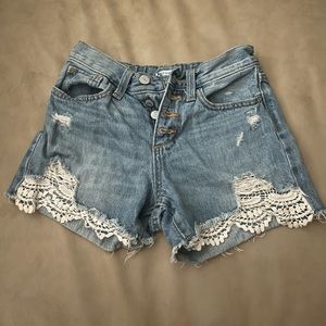 Old Navy jean shorts, girls size 10